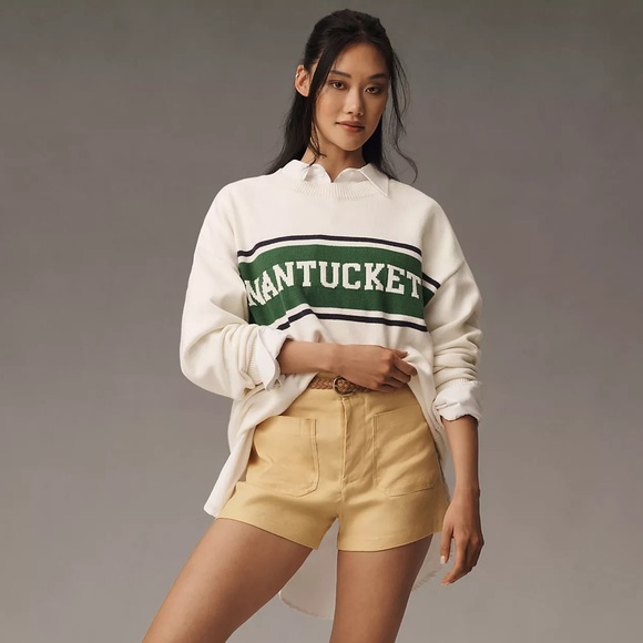 NWT The Colette Shorts by Maeve: Linen Edition - Picture 3 of 4